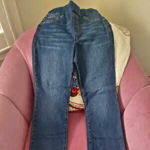 Kim Rogers pull on jeans size 8 short